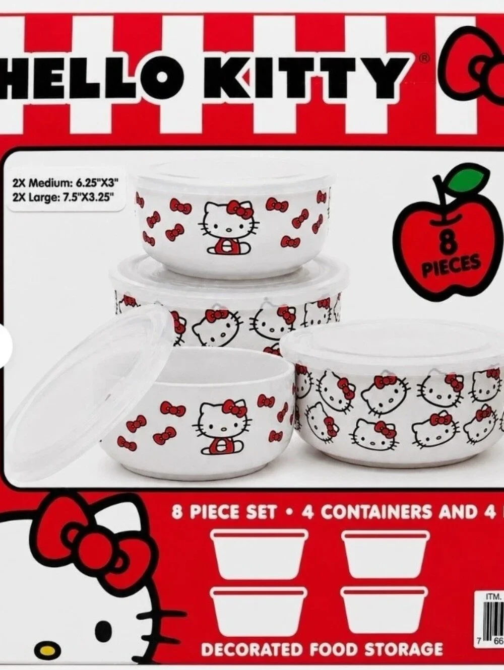 Peanut Ceramic Food Storage Bowls 4 Bowl With Venting Lids Set